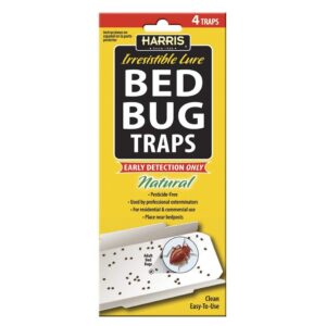 Harris Bed Bug Early Detection Glue Traps (4/Pack) BBT-1